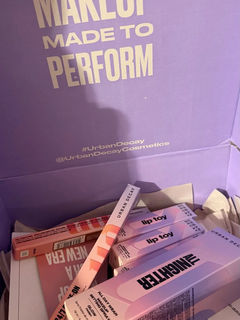Urban Decay Lip Toy & Midnight Collection Set — Lavender Pink Packaging